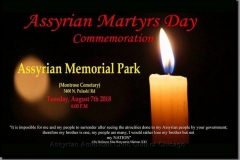 Assyrian Martyrs Day Commemoration 2018